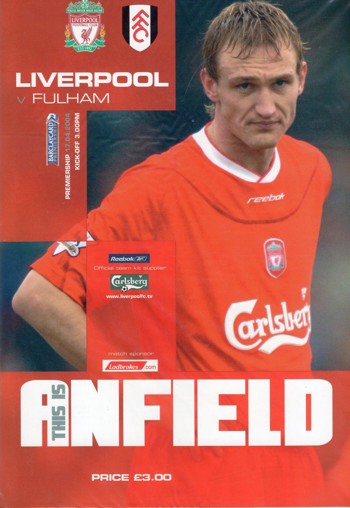Match programme